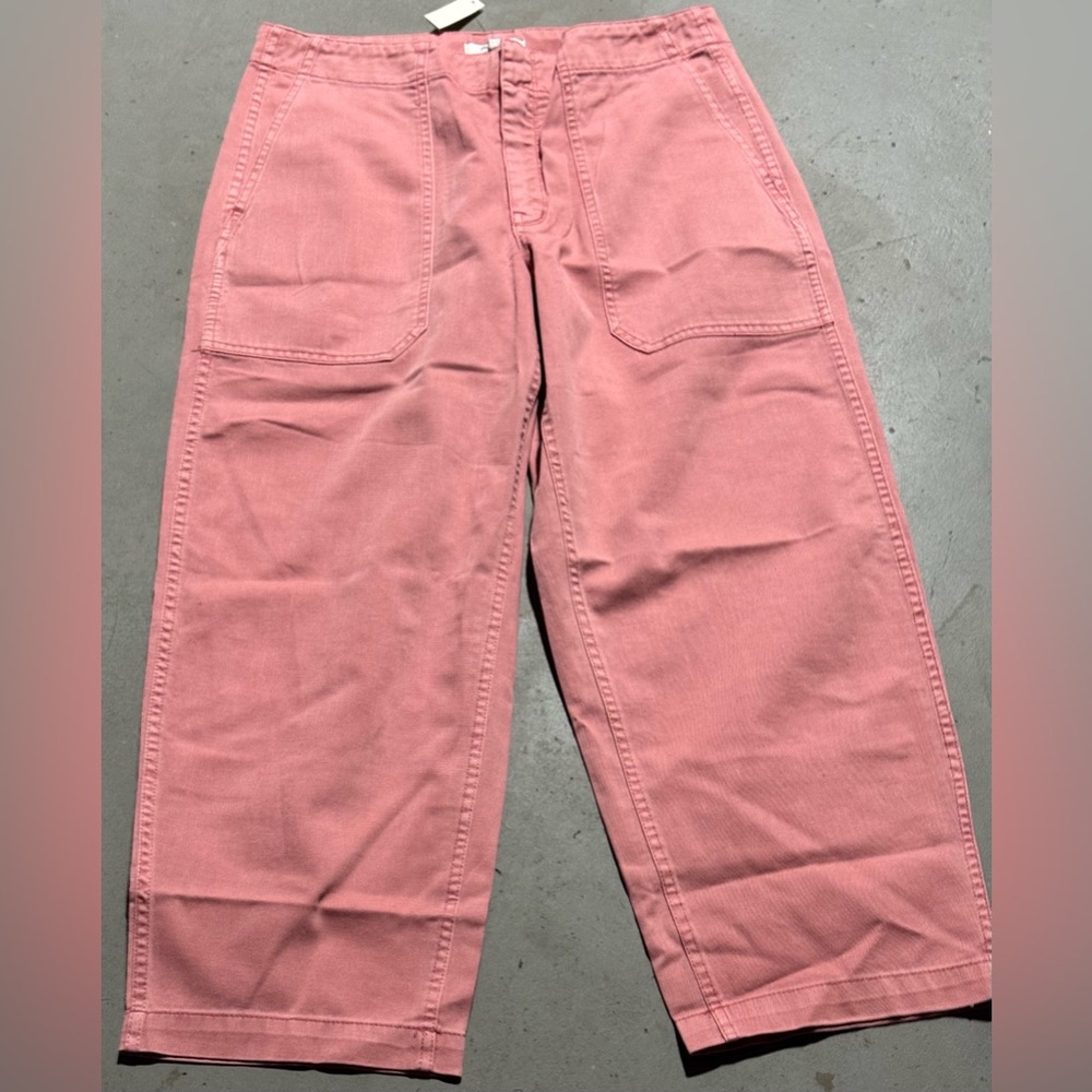 Madewell Dusty Rose Wide Leg Pants